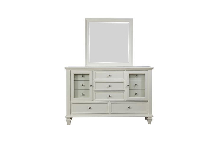 Sandy Beach 11-drawer Rectangular Dresser White_1