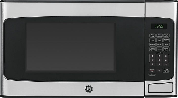 GE - 1.1 Cu. Ft. Mid-Size Microwave - Stainless steel_1
