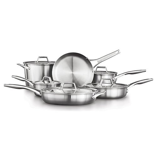 Premier Stainless Steel 11pc Cookware Set_0