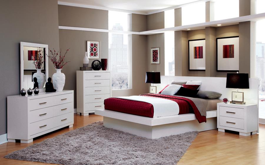 Jessica Minimalistic Platform Bedroom Set_0