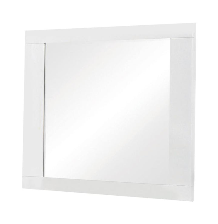 Felicity Rectangle Dresser Mirror Glossy White_3