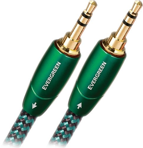 AudioQuest - Evergreen 3.3' 3.5mm-to-3.5mm Interconnect Cable - Green_0