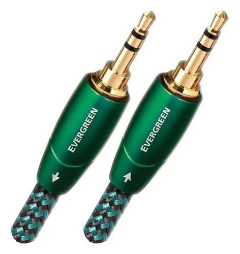 AudioQuest - Evergreen 9.8' 3.5mm-to-3.5mm Interconnect Cable - Green_2