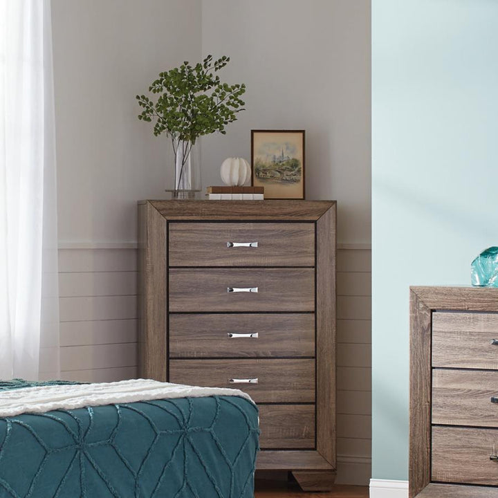 Kauffman 5-drawer Chest Washed Taupe_1