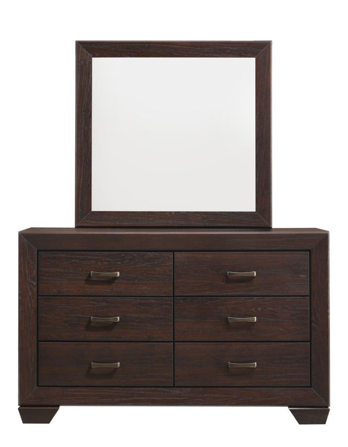 Kauffman Rectangular Mirror Dark Cocoa_5