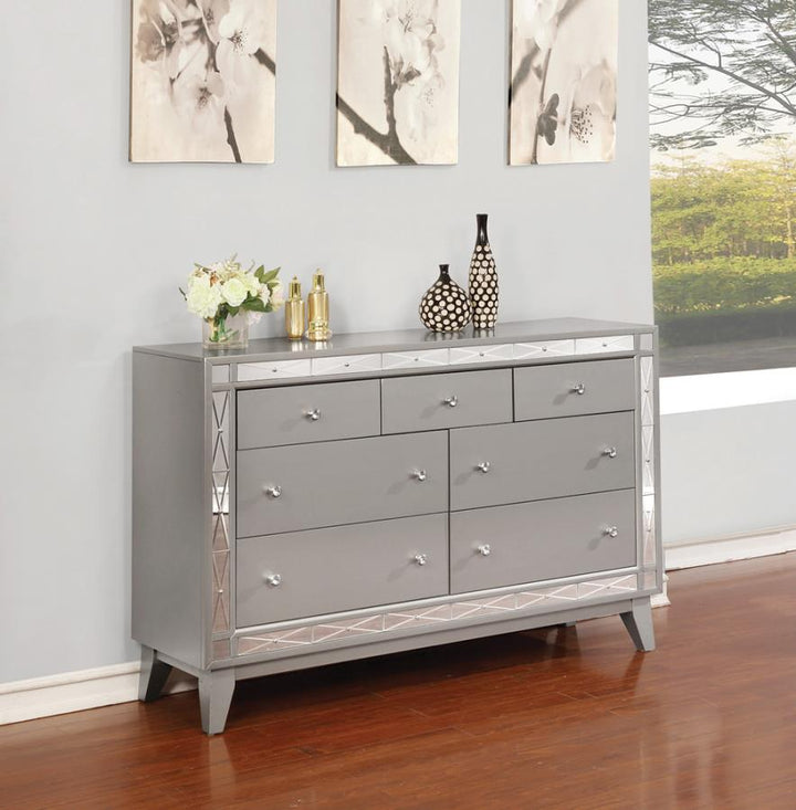 Leighton 7-drawer Dresser Metallic Mercury_0