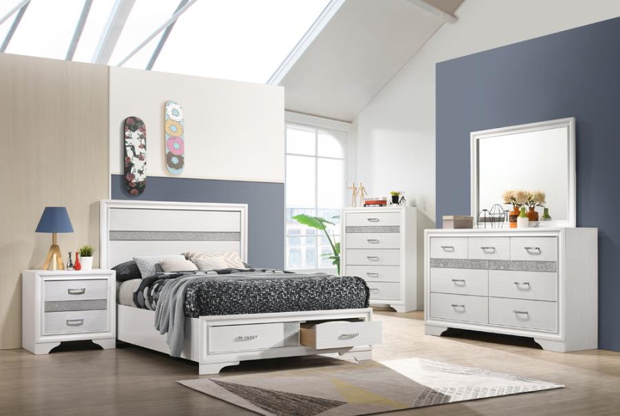 Miranda 4-piece Full Storage Bedroom Set White_0