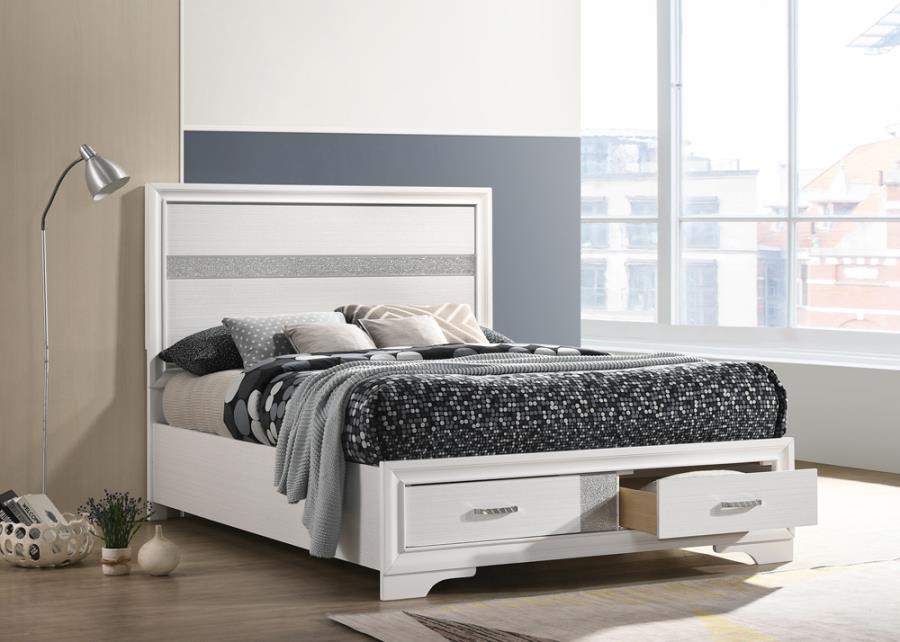 Miranda Full Storage Bed White_0