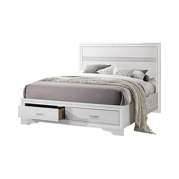 Miranda Queen 2-drawer Storage Bed White_2