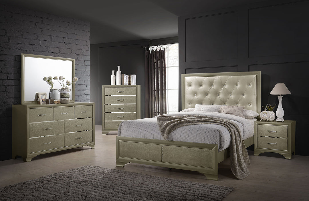 Beaumont 7-drawer Dresser with Mirror Champagne_3