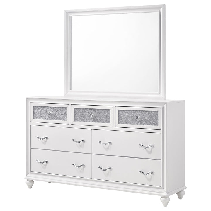 Barzini 7-drawer Dresser with Mirror White_3