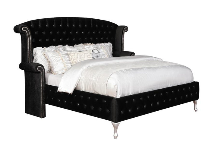 Deanna 4-piece Eastern King Bedroom Set Black_2