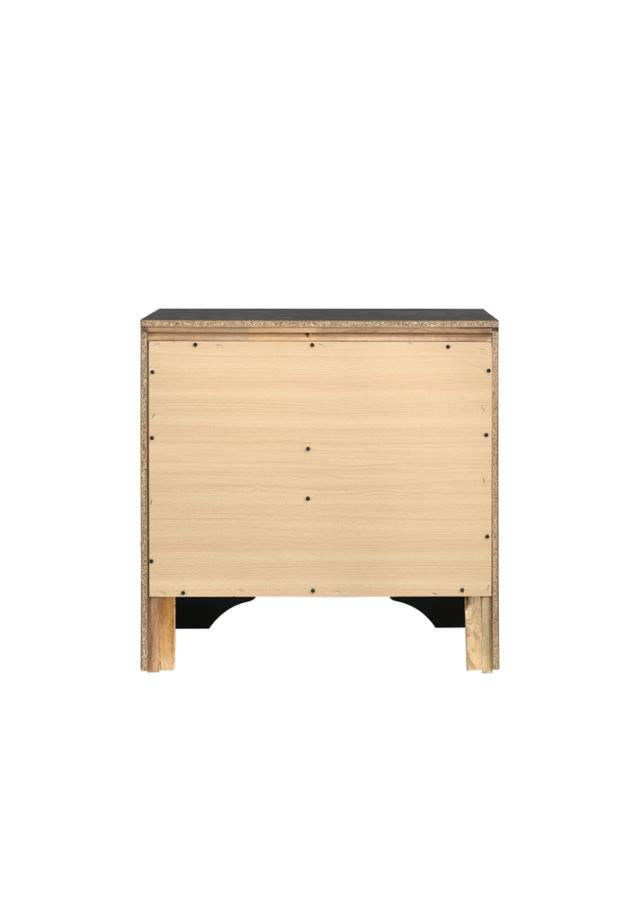 Miranda 2-drawer Nightstand Tray Black_7