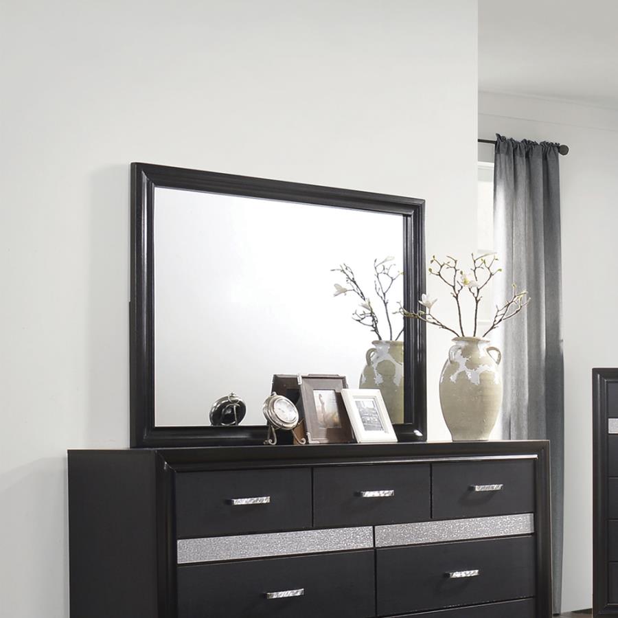 Miranda Rectangular Mirror Black_3