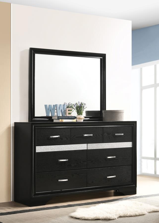 Miranda Rectangular Mirror Black_4