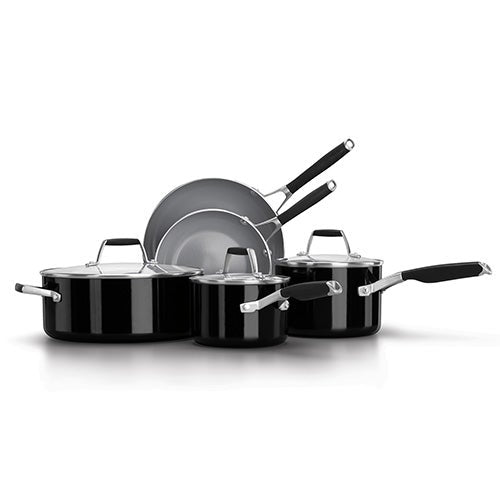8pc Select Oil Infused Ceramic Nonstick Cookware Set_0