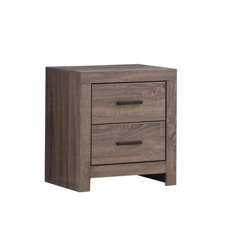 Brantford 2-drawer Nightstand Barrel Oak_1