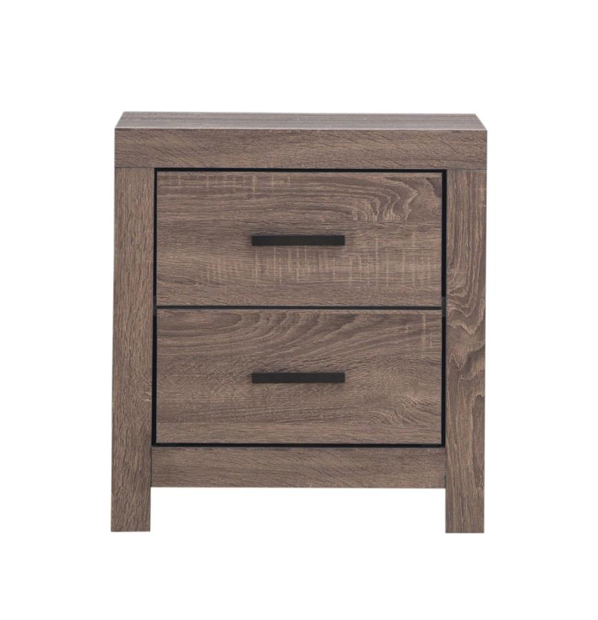 Brantford 2-drawer Nightstand Barrel Oak_2