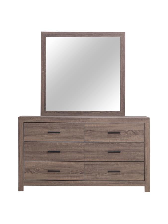 Brantford Rectangle Dresser Mirror Barrel Oak_2