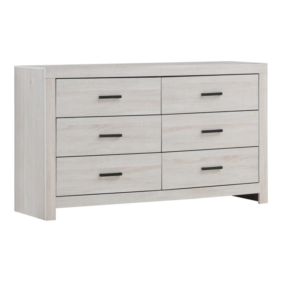 Marion 6-drawer Dresser Coastal White_2
