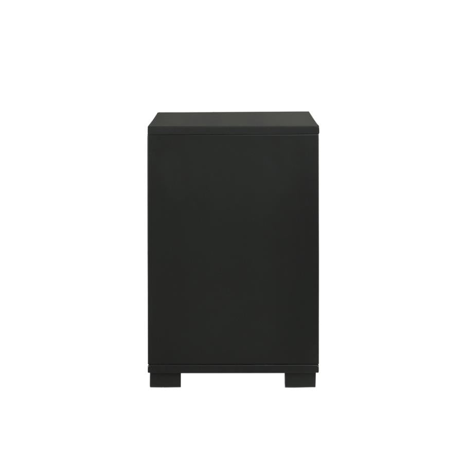 Blacktoft 2-drawer Nightstand Black_6