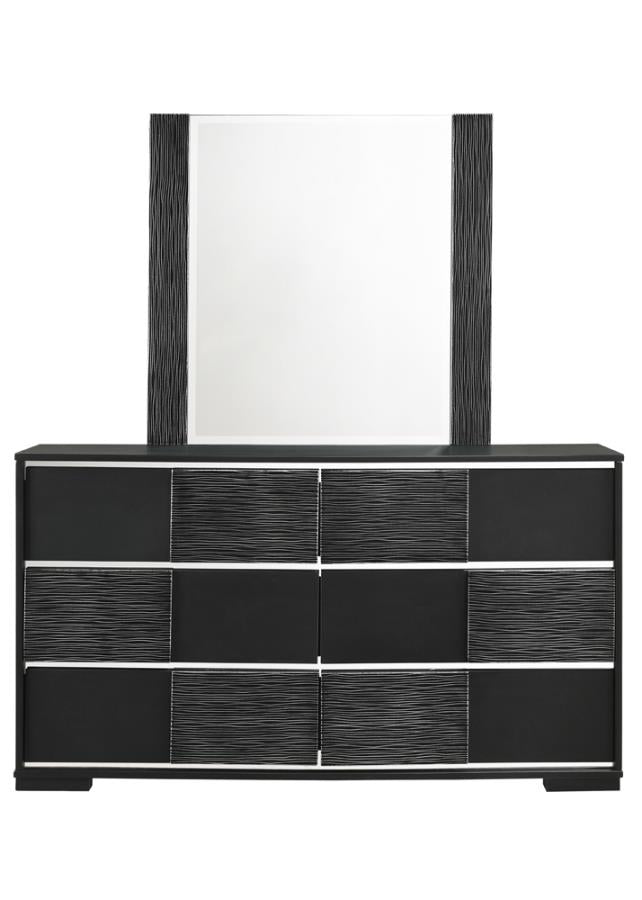 Blacktoft Rectangle Dresser Mirror Black_2