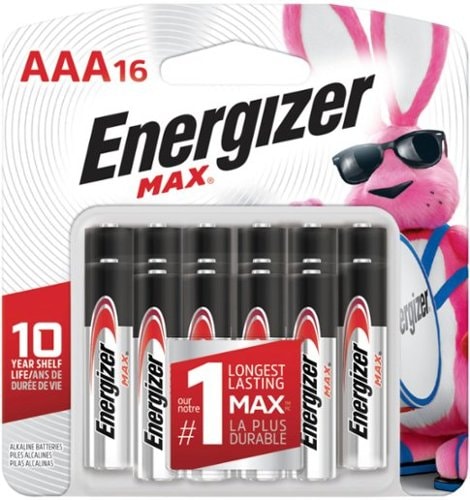 Energizer - MAX AAA Batteries (16 Pack), Triple A Alkaline Batteries_0