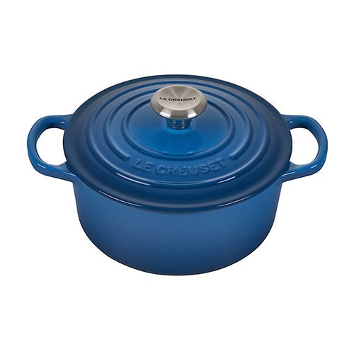 2qt Signature Cast Iron Round Dutch Oven Marseille_0