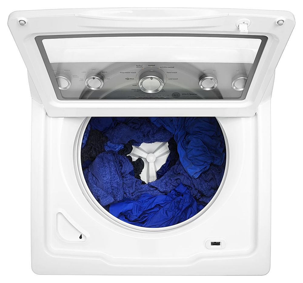 Maytag - 4.3 Cu. Ft. High Efficiency Top Load Washer with Optimal Dispensers - White_9