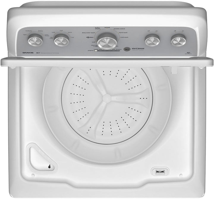 Maytag - 4.3 Cu. Ft. High Efficiency Top Load Washer with Optimal Dispensers - White_2