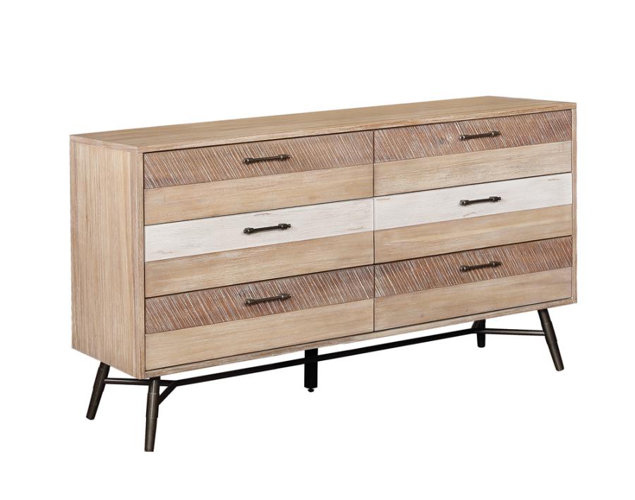 Marlow 6-drawer Dresser Rough Sawn Multi_1