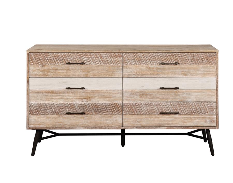 Marlow 6-drawer Dresser Rough Sawn Multi_4