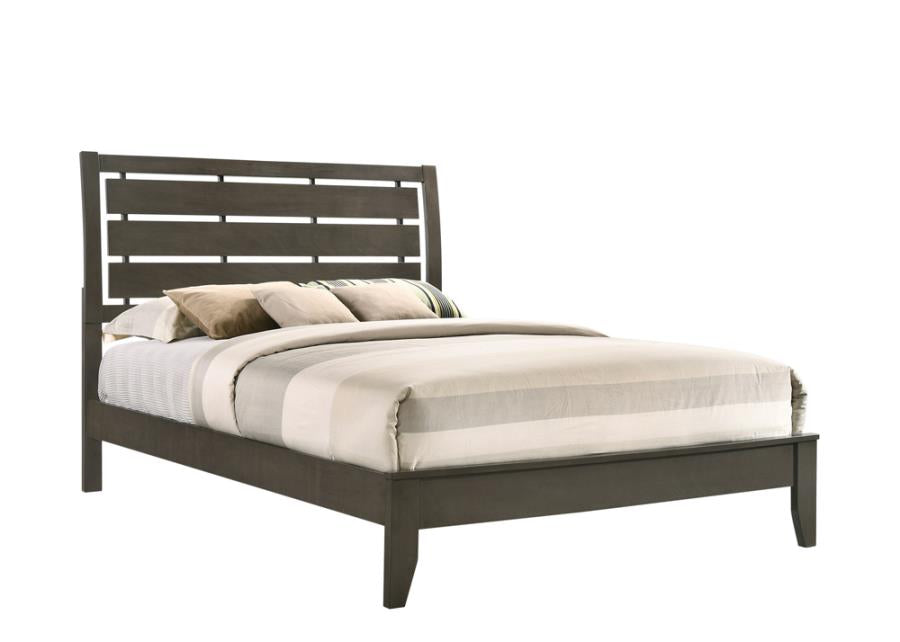 Serenity Full Panel Bed Mod Grey_1