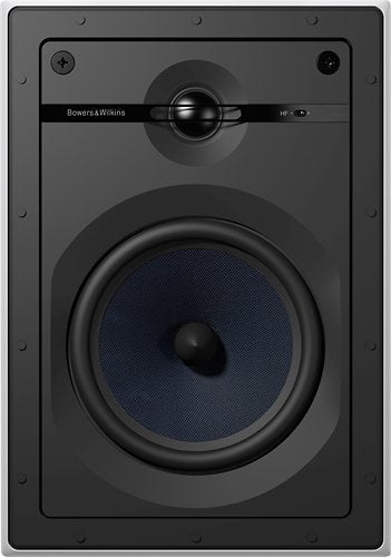 Bowers & Wilkins - CI600 Series 6" In-Wall Speakers w/ Cast Basket, Aramid Fiber Midbass and Nautilus Tweeter- Paintable White (Pair) - White_0