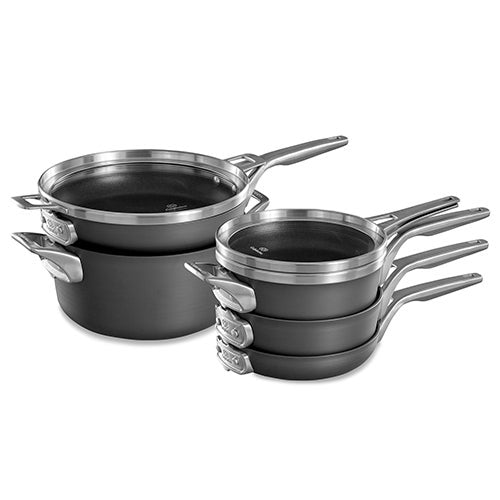 Premier Space-Saving 8pc Hard-Anodized Nonstick Cookware Set_0