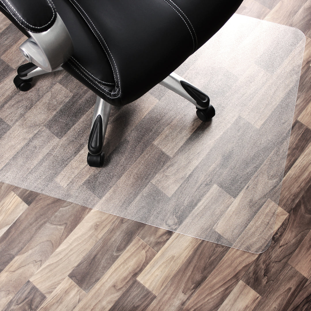 Floortex Anti-Slip Lipped Chair Mat 35" x 47" for Hard Floors and Carpet Tiles - Clear_2
