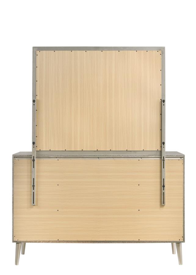 Ramon 6-drawer Dresser Metallic Sterling_13