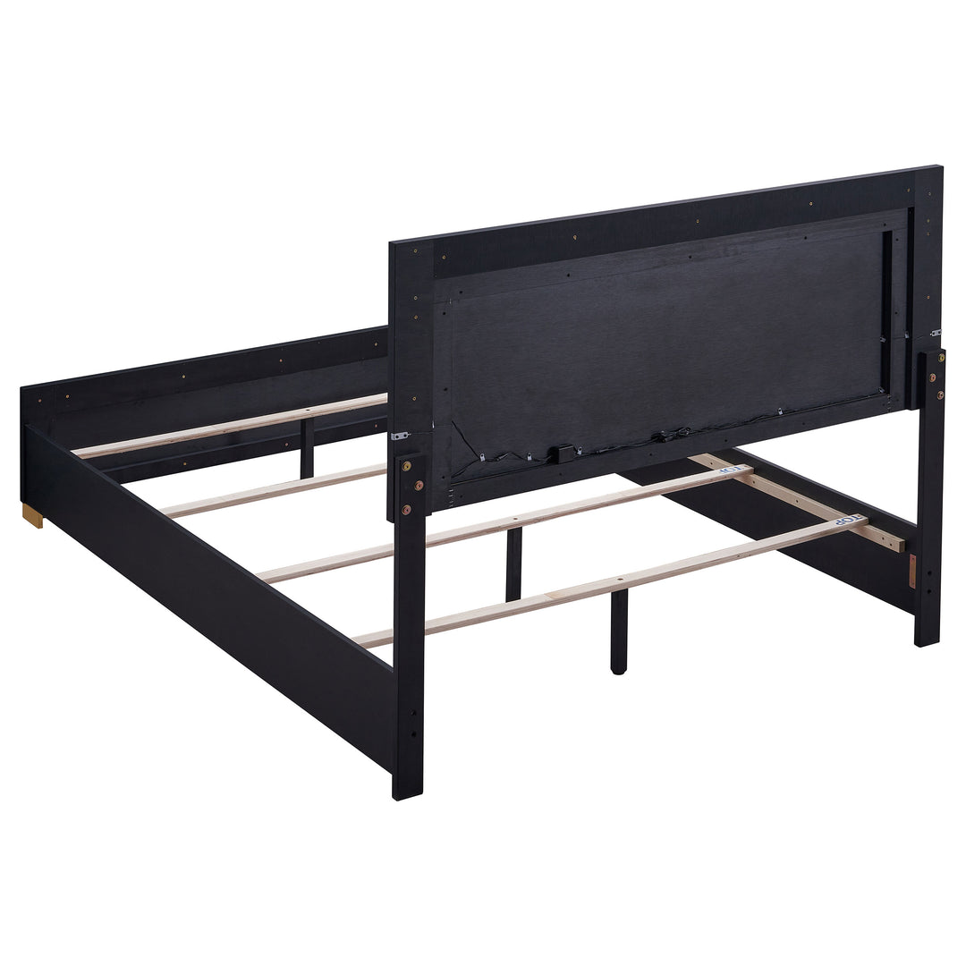 Marceline 4-piece Eastern King Bedroom Set with LED Headboard Black_2