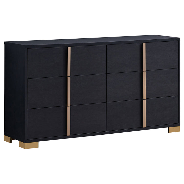 Marceline 5-piece Queen Bedroom Set with LED Headboard Black_15