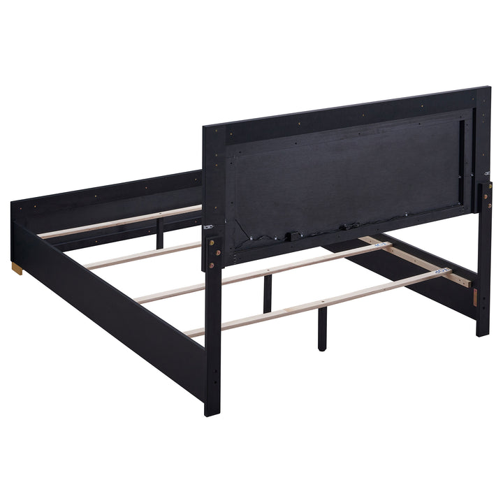 Marceline Queen Bed with LED Headboard Black_3