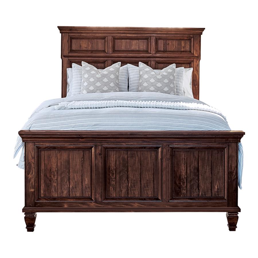 Avenue California King Panel Bed Weathered Burnished Brown_1