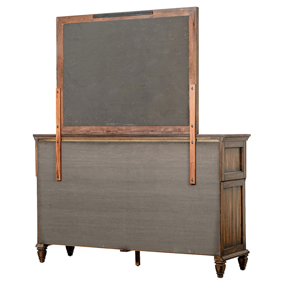 Avenue 8-drawer Dresser with Mirror Weathered Burnished Brown_7