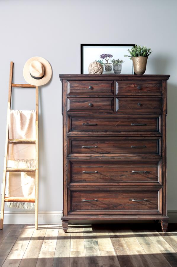 Avenue 8-drawer Chest Weathered Burnished Brown_3