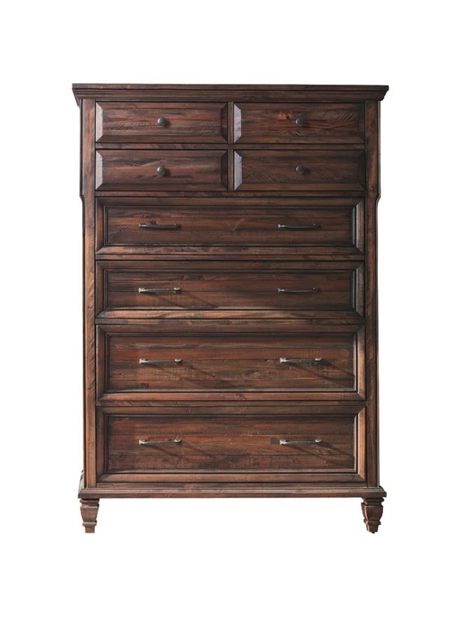 Avenue 8-drawer Chest Weathered Burnished Brown_2