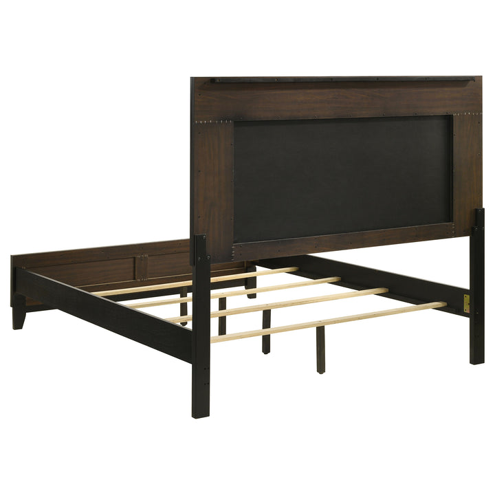 Valencia Eastern King Bed Light Brown and Black_3