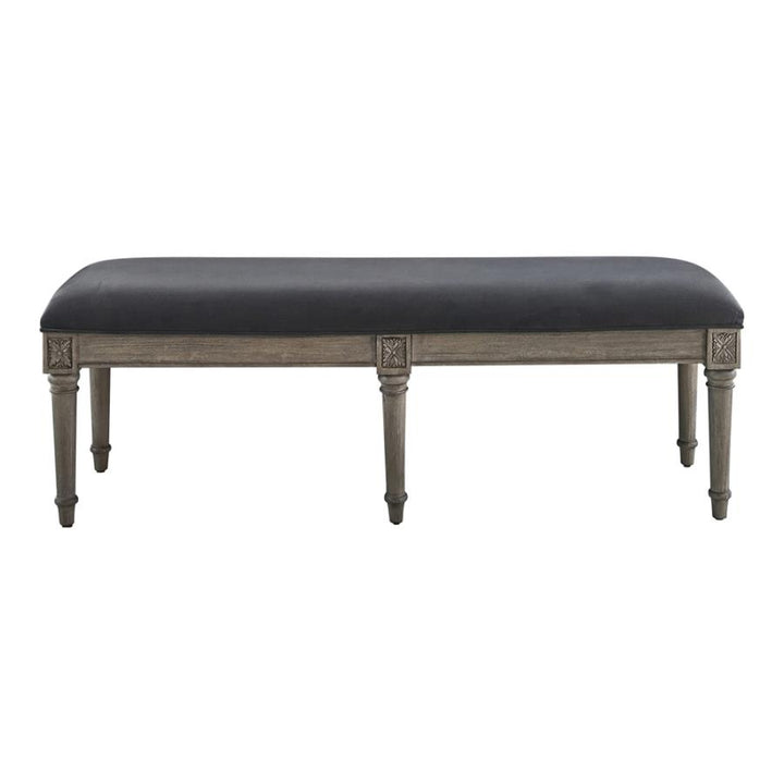 Alderwood Upholstered Bench French Grey_1