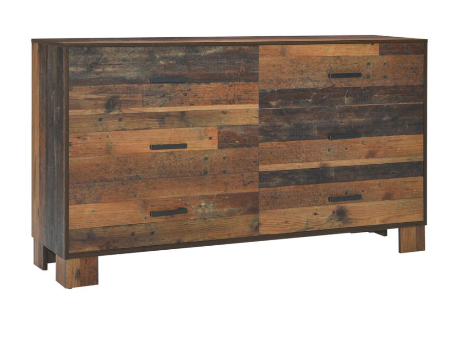 Sidney 6-drawer Dresser Rustic Pine_1