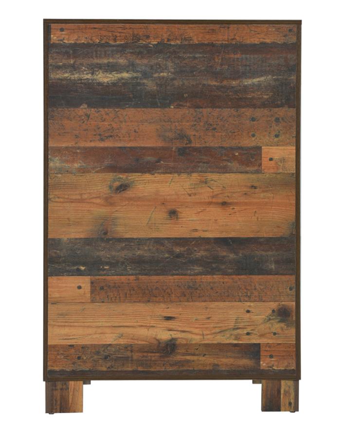 Sidney 5-drawer Chest Rustic Pine_4
