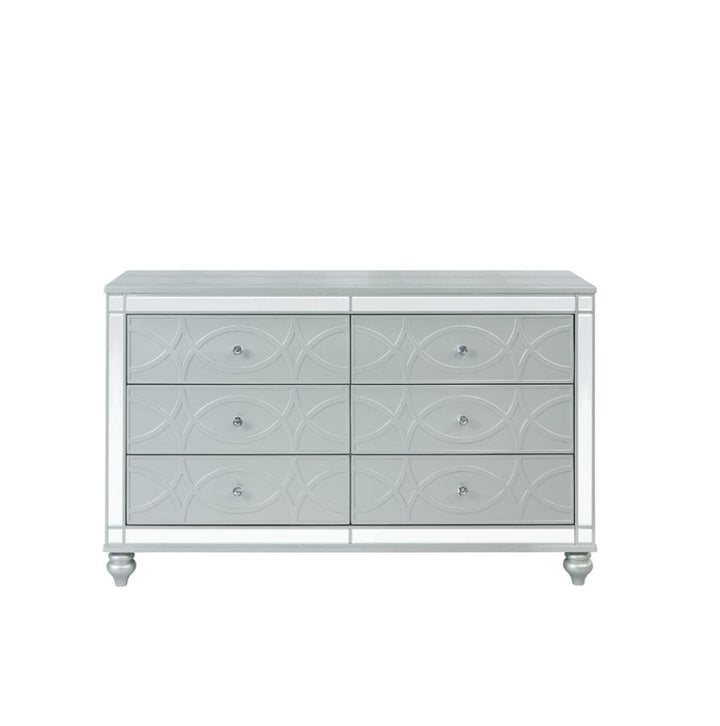 Gunnison 6-drawer Dresser Silver Metallic_6