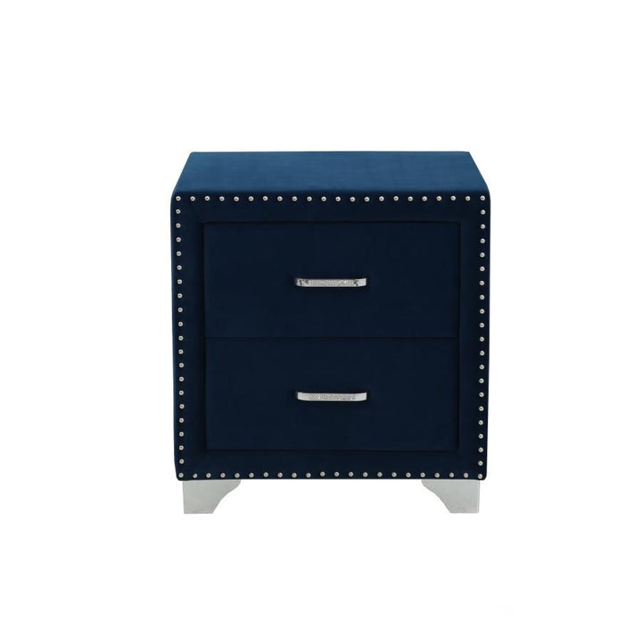 Melody 2-drawer Upholstered Nightstand Pacific Blue_3